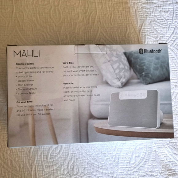 NEW Mahli DreamTone Sleep Machine and Bluetooth Speaker - Picture 2 of 6